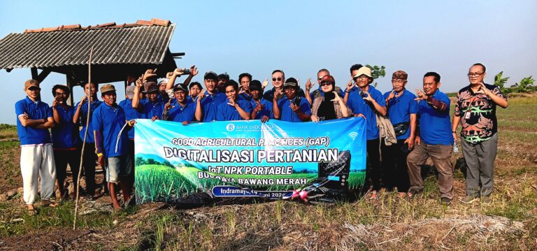 Poktan Indramayu Dapat Bantuan dan Pelatihan Digitalisasi Pertanian