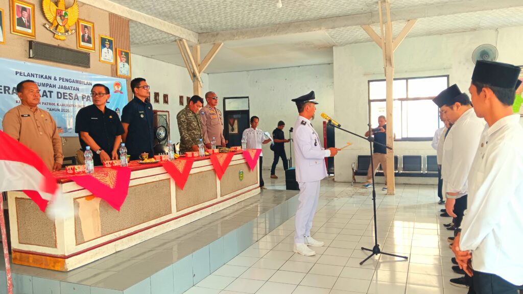 7 Pamong Baru Desa Patrol Resmi Dikukuhkan