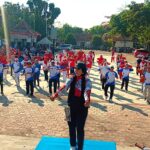 Tumplek Blek, Ratusan Warga Ikut Senam Sehat HUT RI ke-81