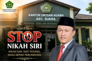 KUA Sukra Ajak Warga Stop Nikah Siri